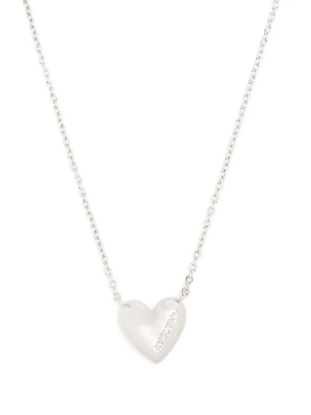 

AMBUSH heart charm necklace - Silver
