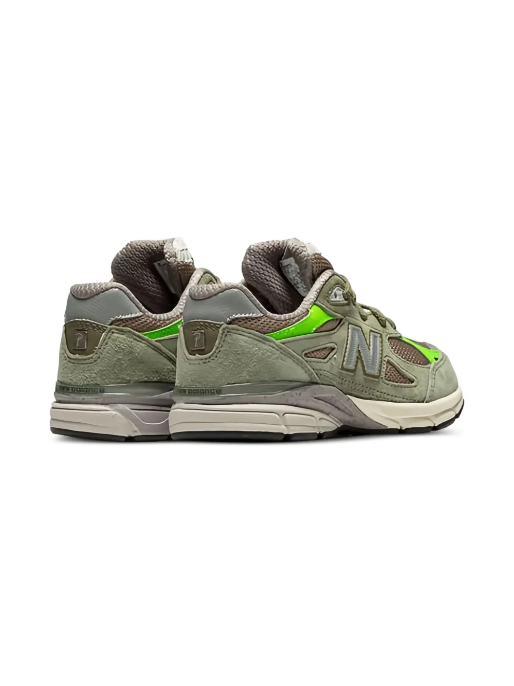 New Balance Kids 990v3 "Patta x New Balance PS" sneakers Groen