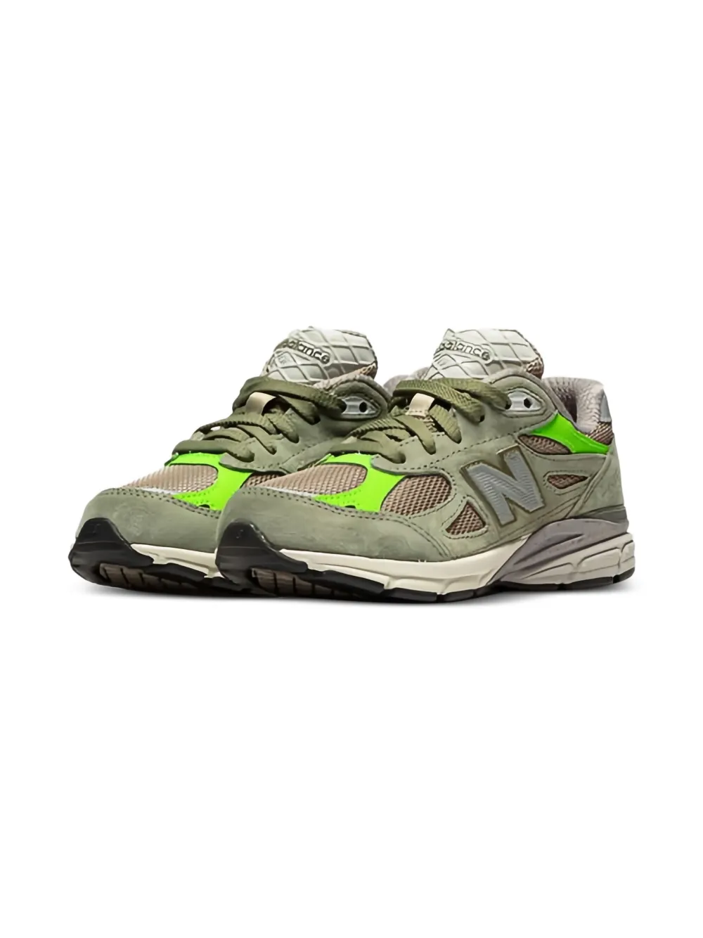 New Balance Kids 990v3 "Patta x New Balance PS" sneakers Groen