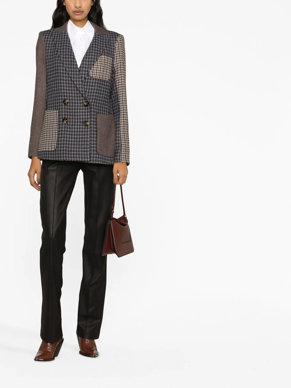 Veronica Beard Blazer met dubbele rij knopen - Blauw
