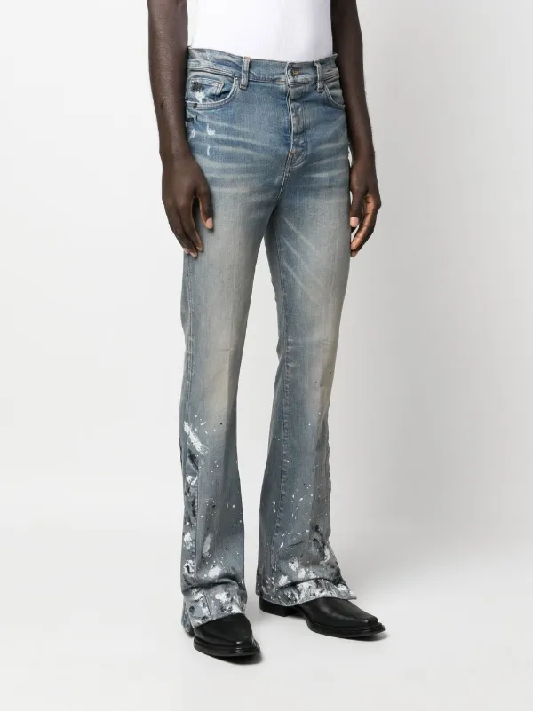 AMIRI paint-splatter Detail Jeans | Blue | FARFETCH