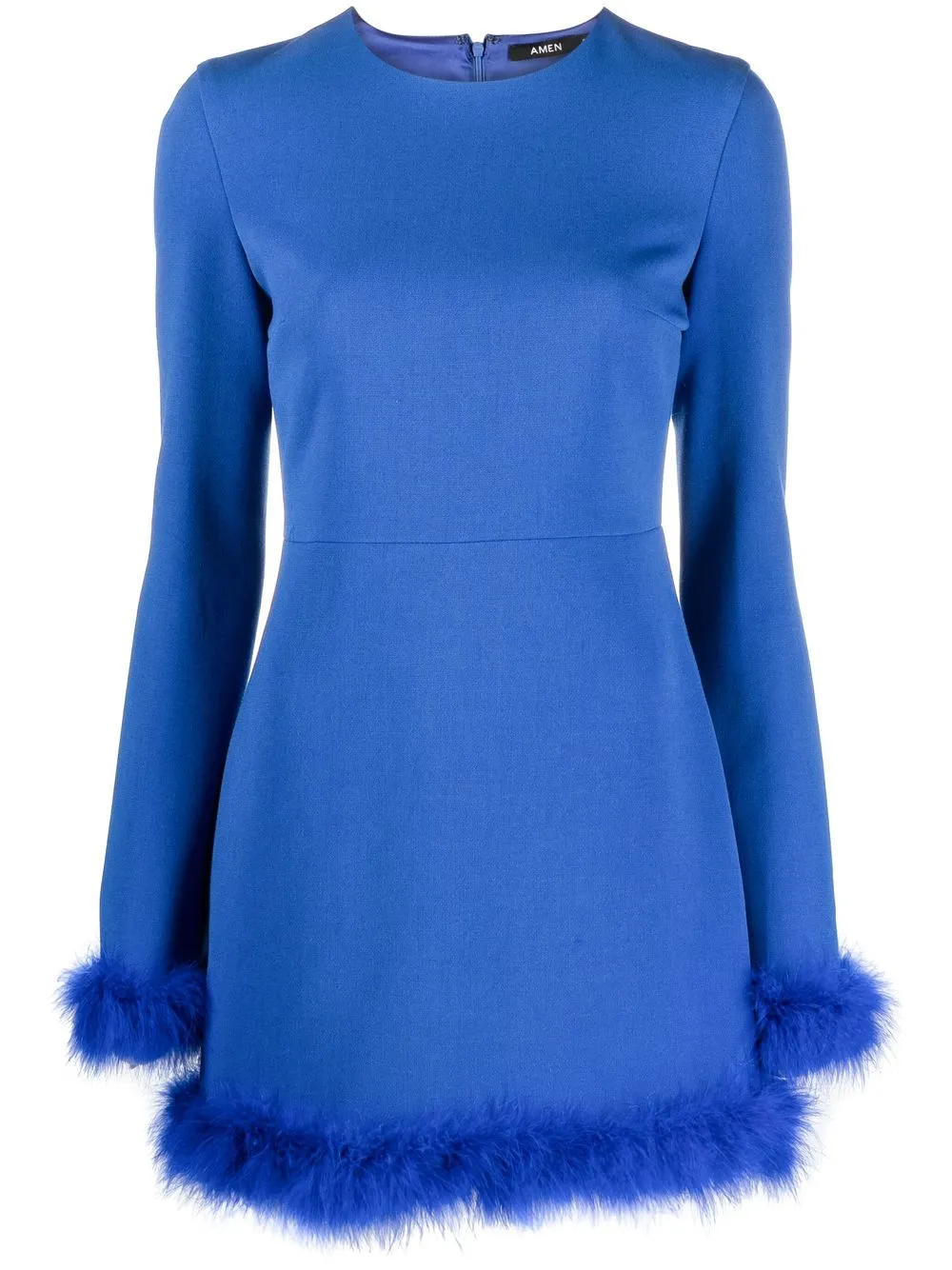 

Amen Penelope crepe mini dress - Blue