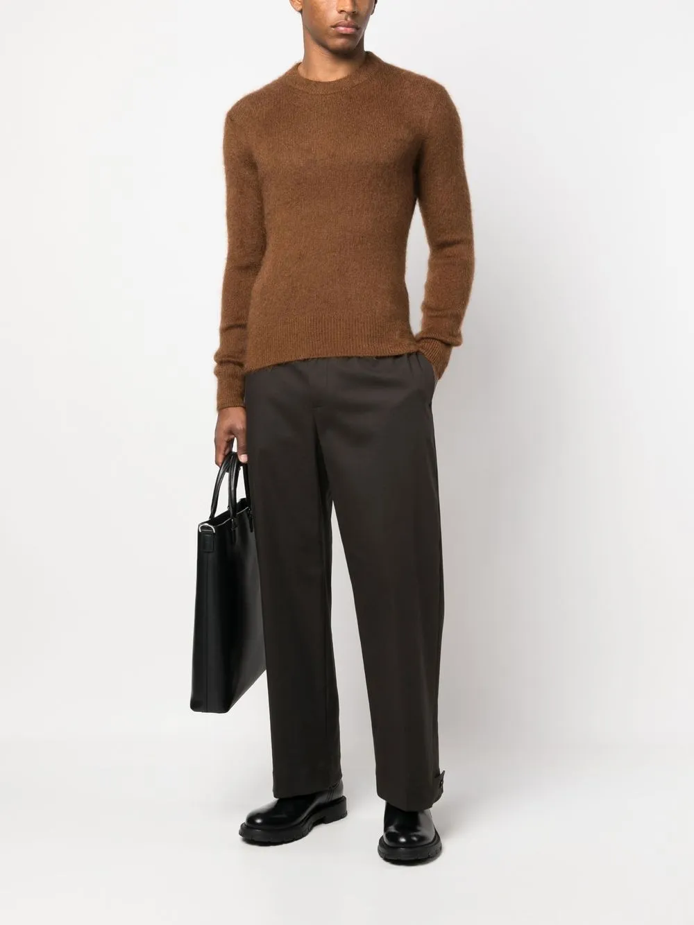 TOM FORD Trui van mohairmix - Bruin