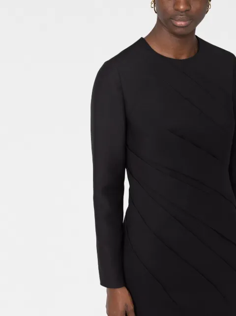 Valentino Garavani long-sleeve gathered minidress BVA0G51CF - 2