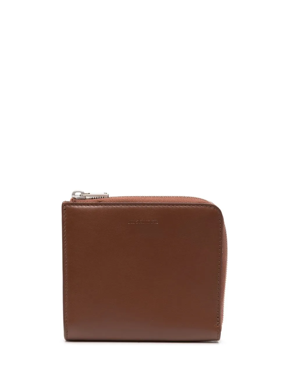 

Jil Sander zip-fastening continental wallet - Brown