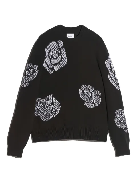 Barrie Roses round-neck sweater