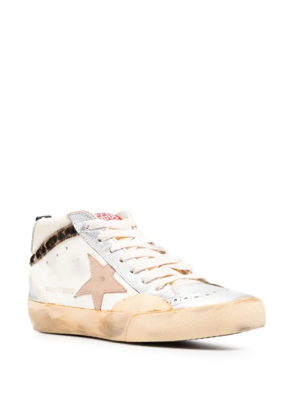 Golden Goose Mid-Star high-top Sneakers Neutrals FARFETCH JO