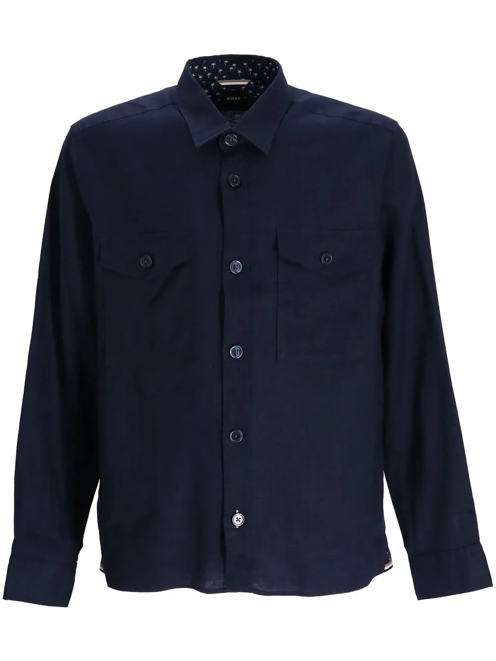 

BOSS two-pocket button-up shirt - Blue