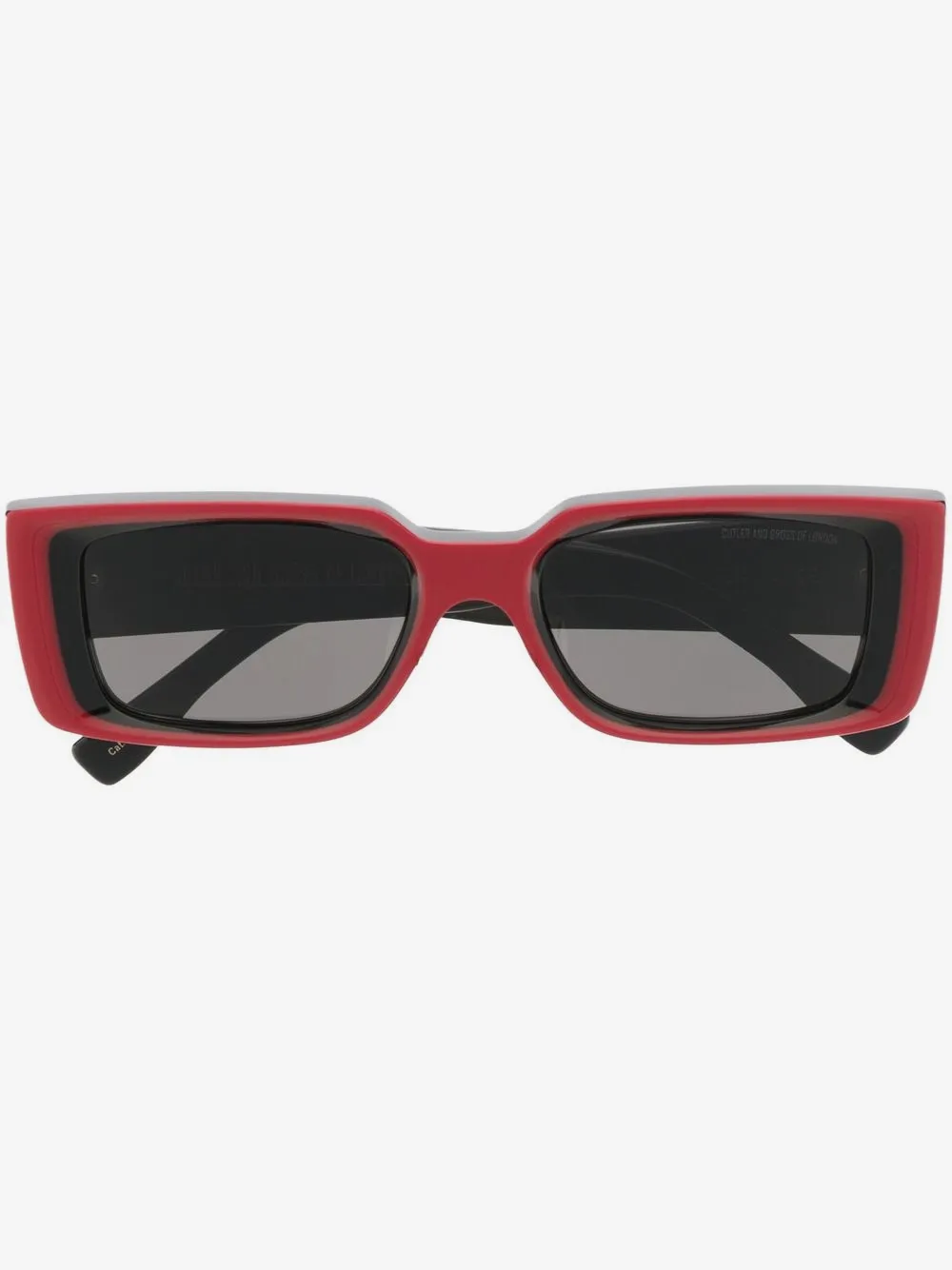 Cutler & Gross rectangle-frame sunglasses | Red | Image 1