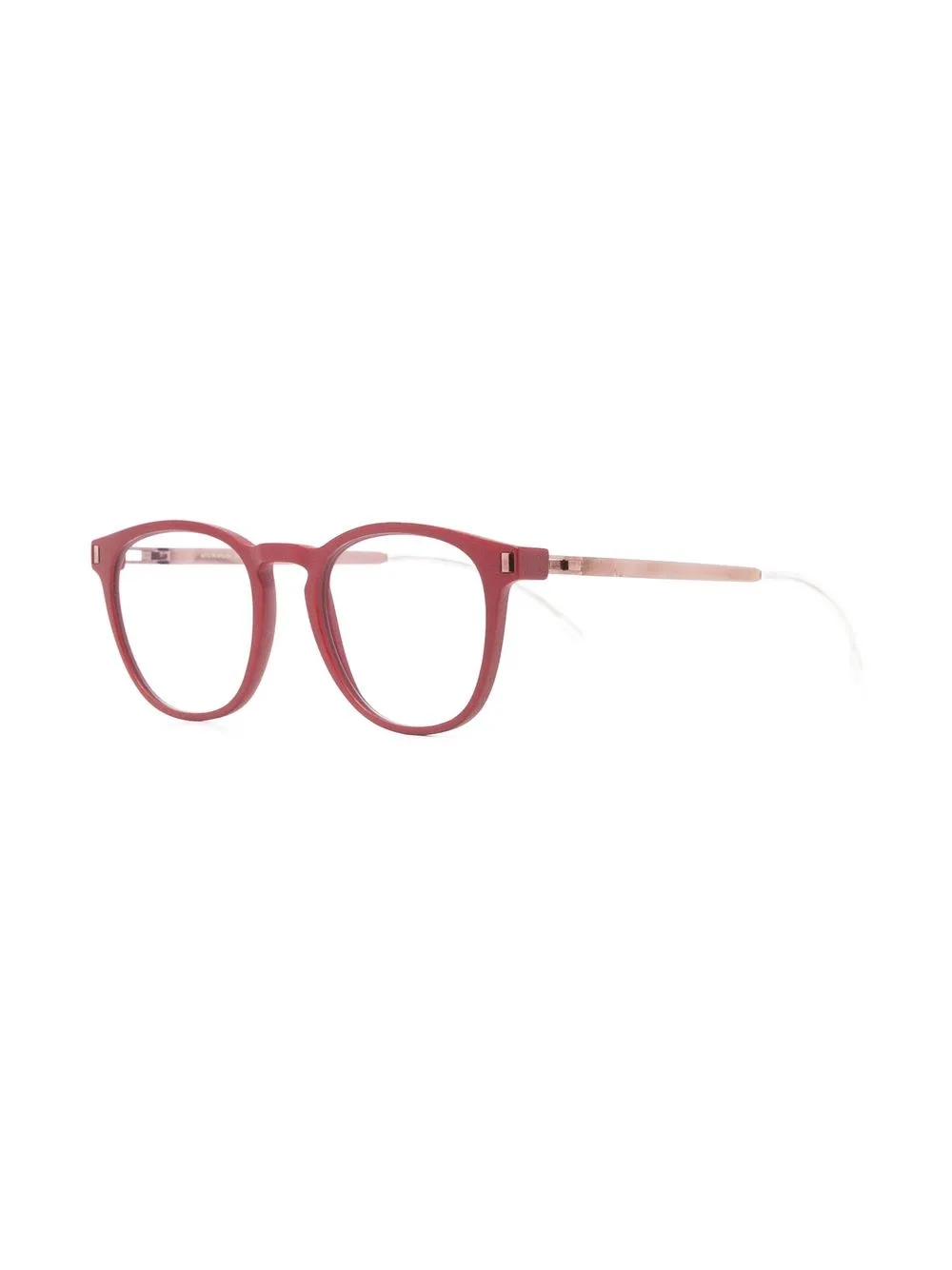Mykita Bril met rond montuur - Rood