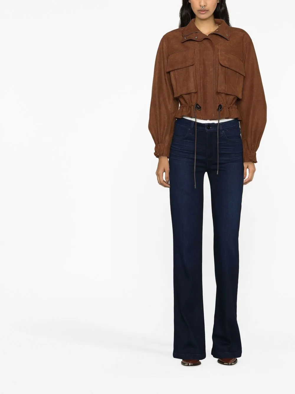 PAIGE Flared jeans - Blauw