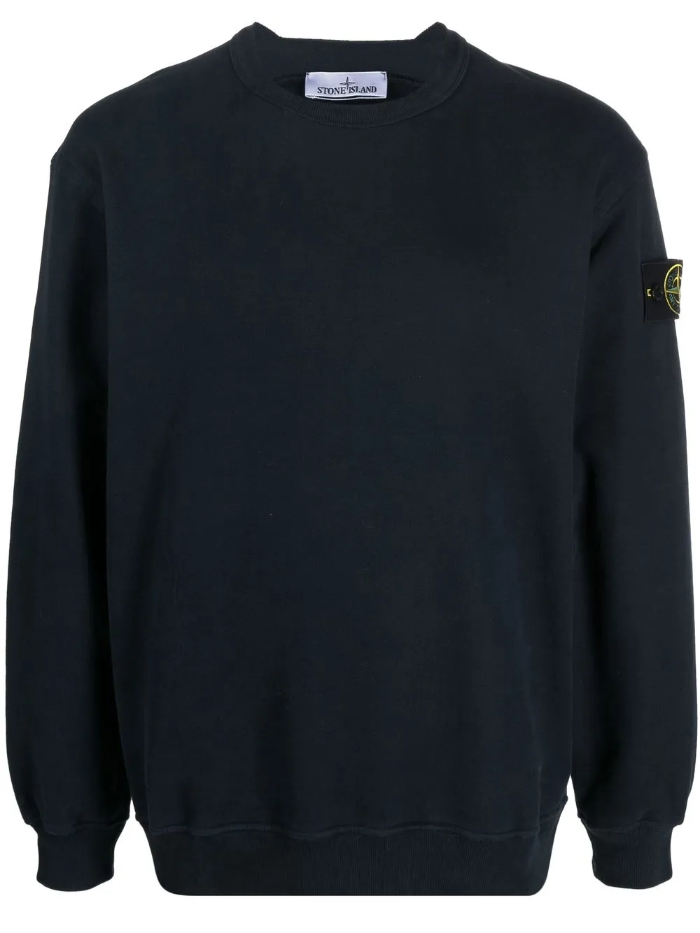 

Stone Island Compass-patch crew-neck sweatshirt - Azul