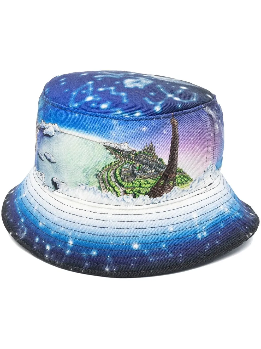 

Casablanca Vol De Nuit print bucket hat - Blue