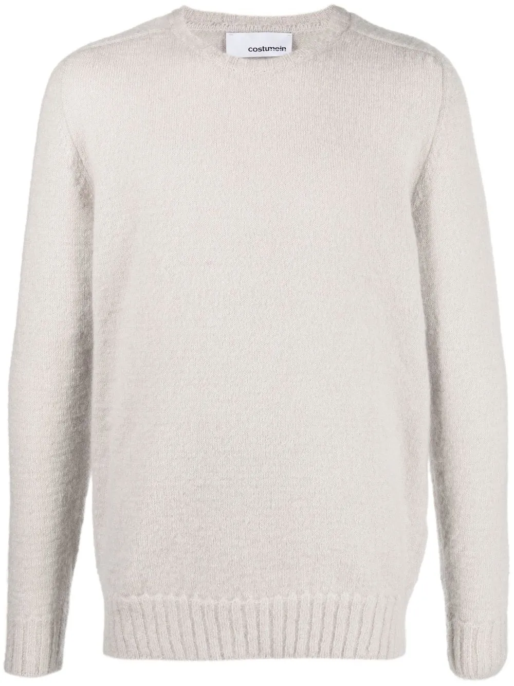 

Costumein fine-knit ribbed-trim jumper - Grey