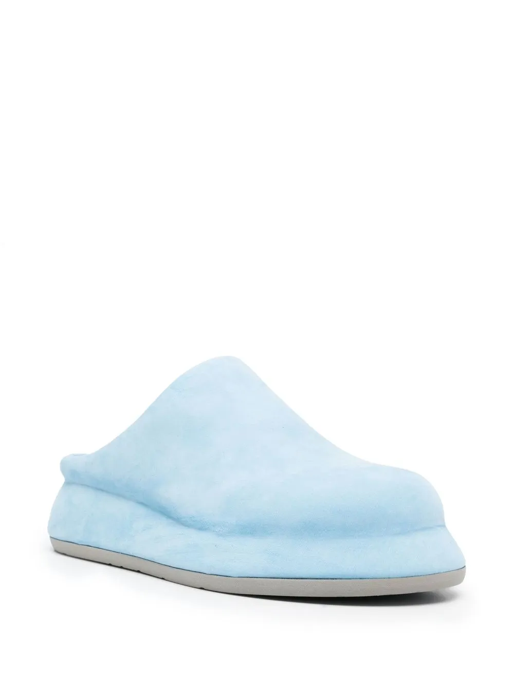 Jacquemus Bricciola suède muiltjes - Blauw