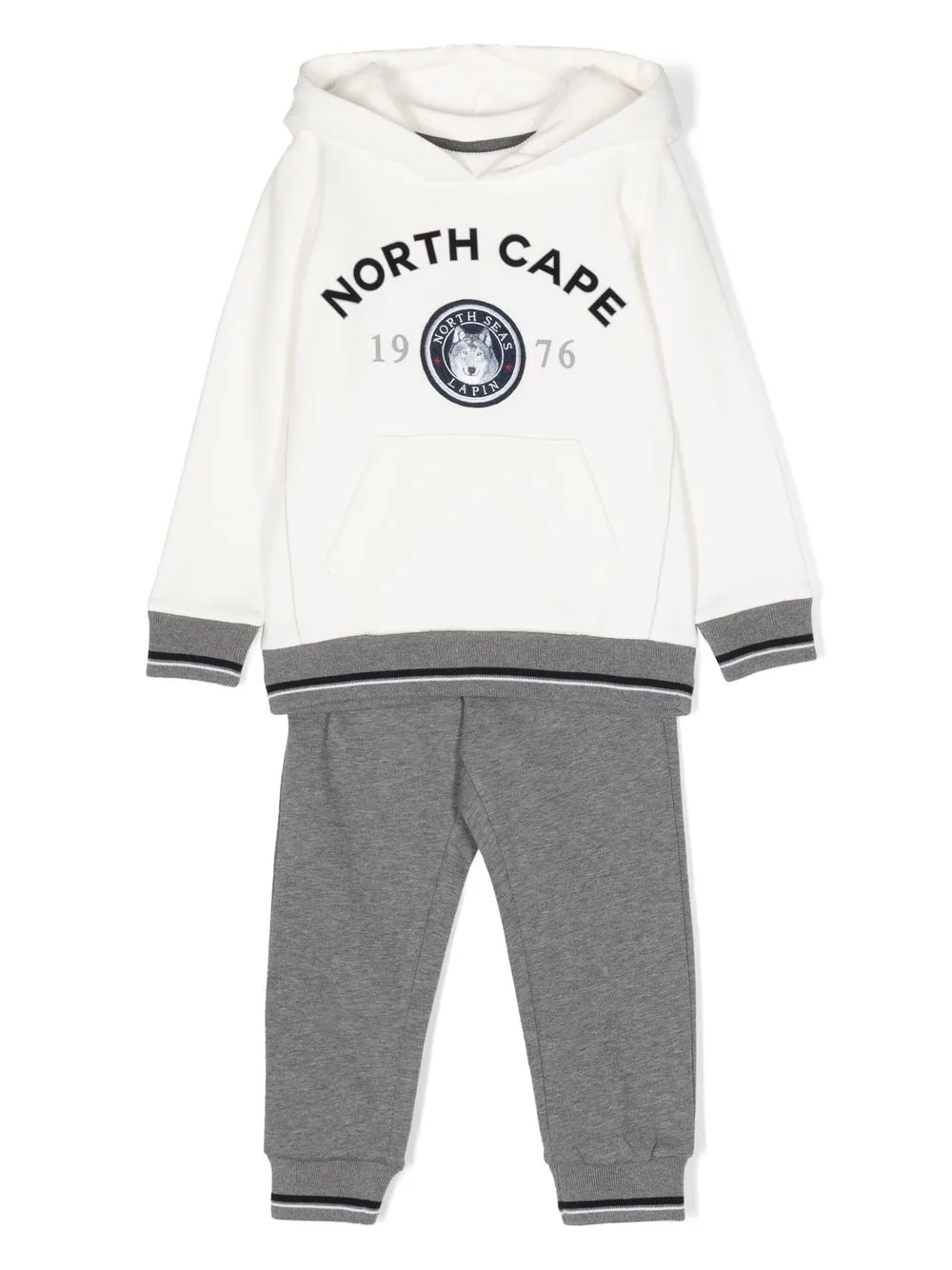 

Lapin House logo-print tracksuit set - White