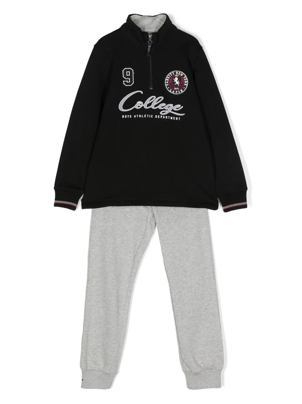 

Lapin House logo-print tracksuit set - Black