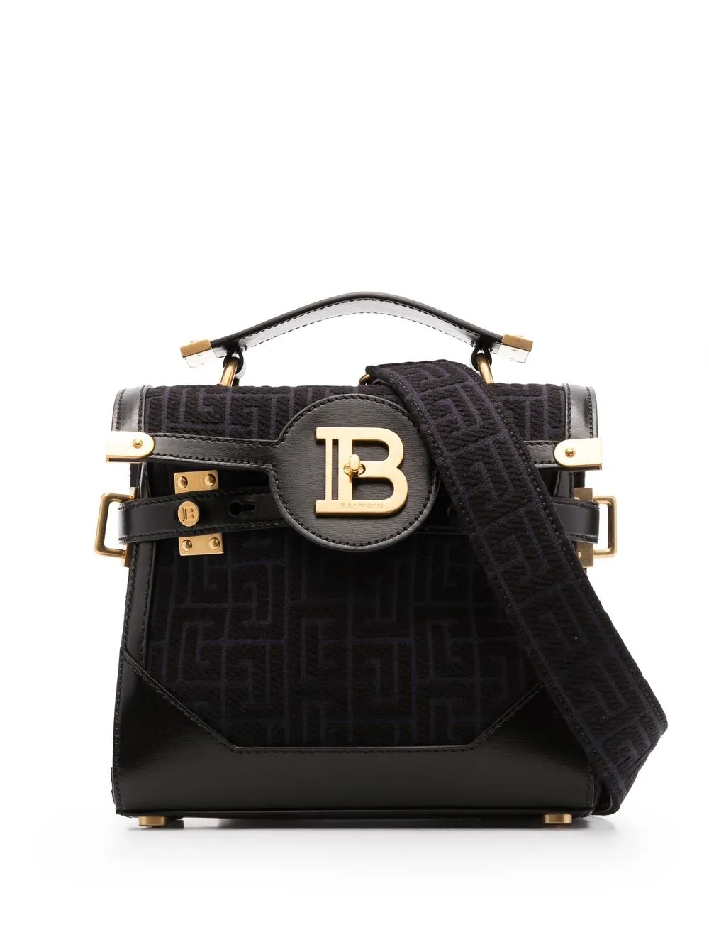 

Balmain monogram tote bag - Blue