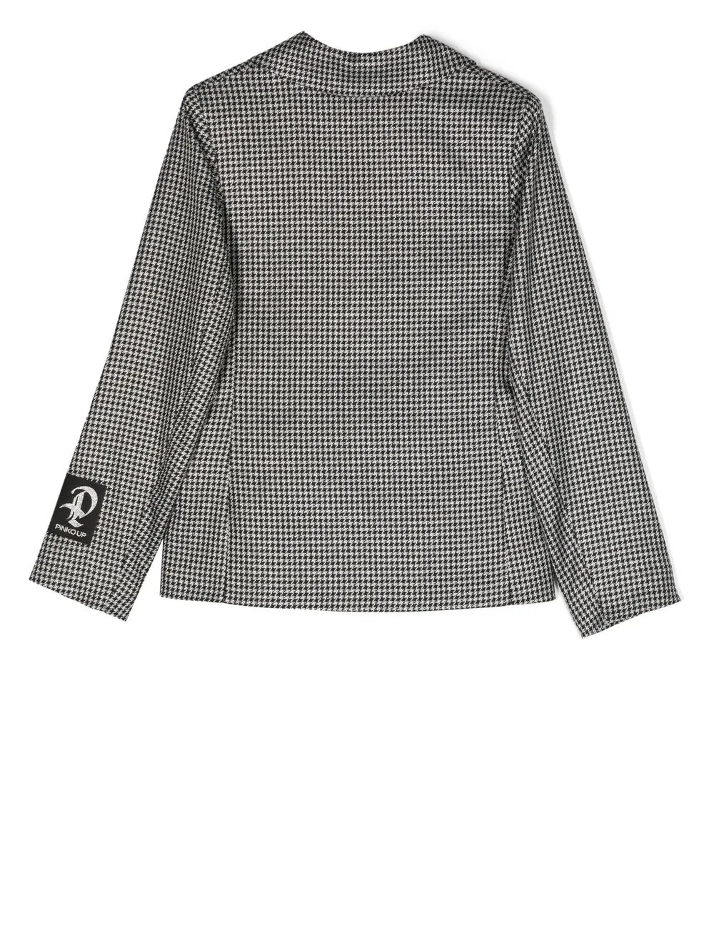 pinkokids Pinko Kids Blazer met pied-de-poule print - Zwart