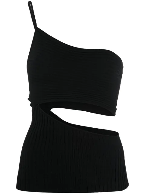 ANDREĀDAMO one-shoulder cut-out top