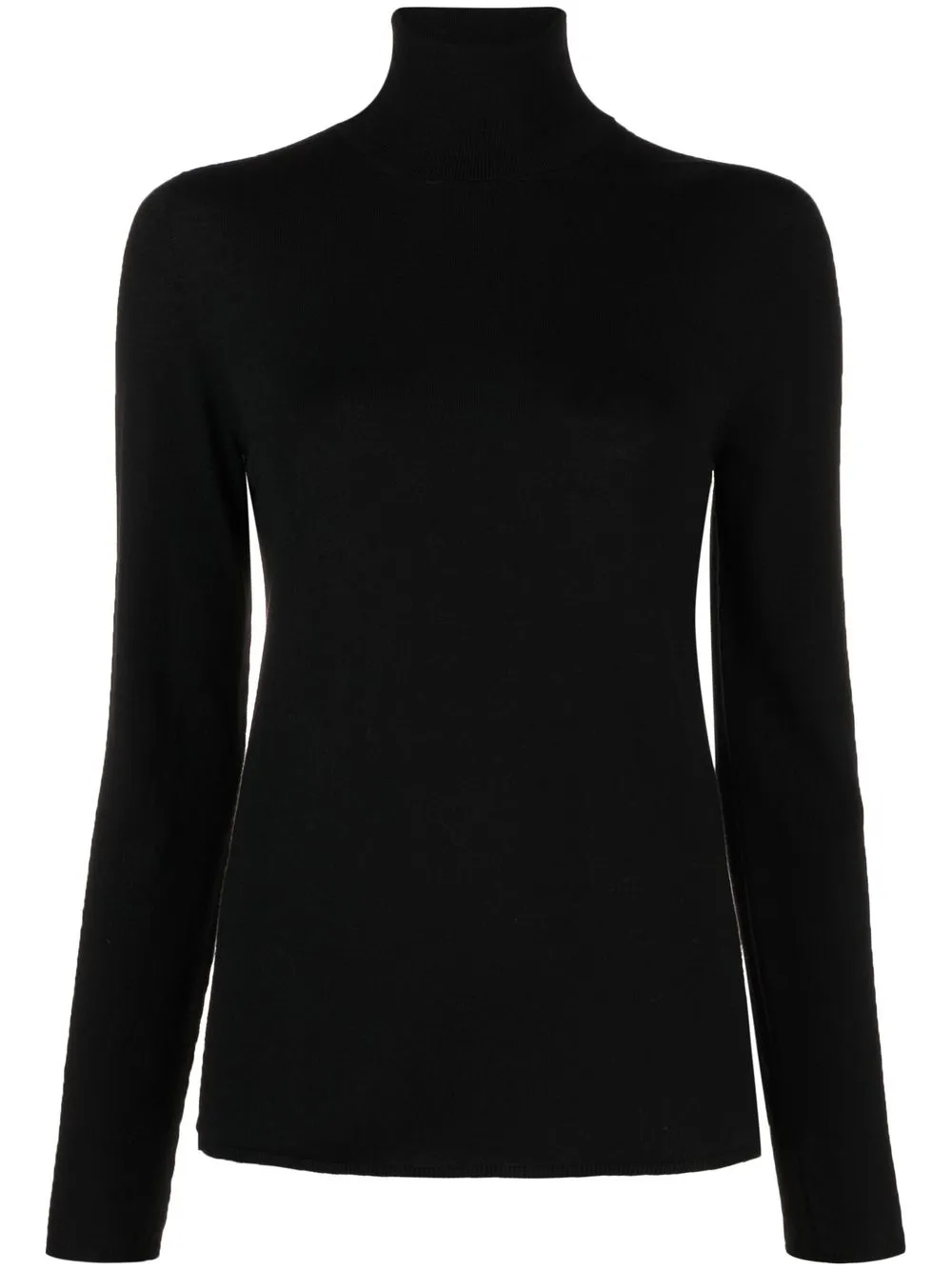 

Zanone fine-knit roll-neck jumper - Black
