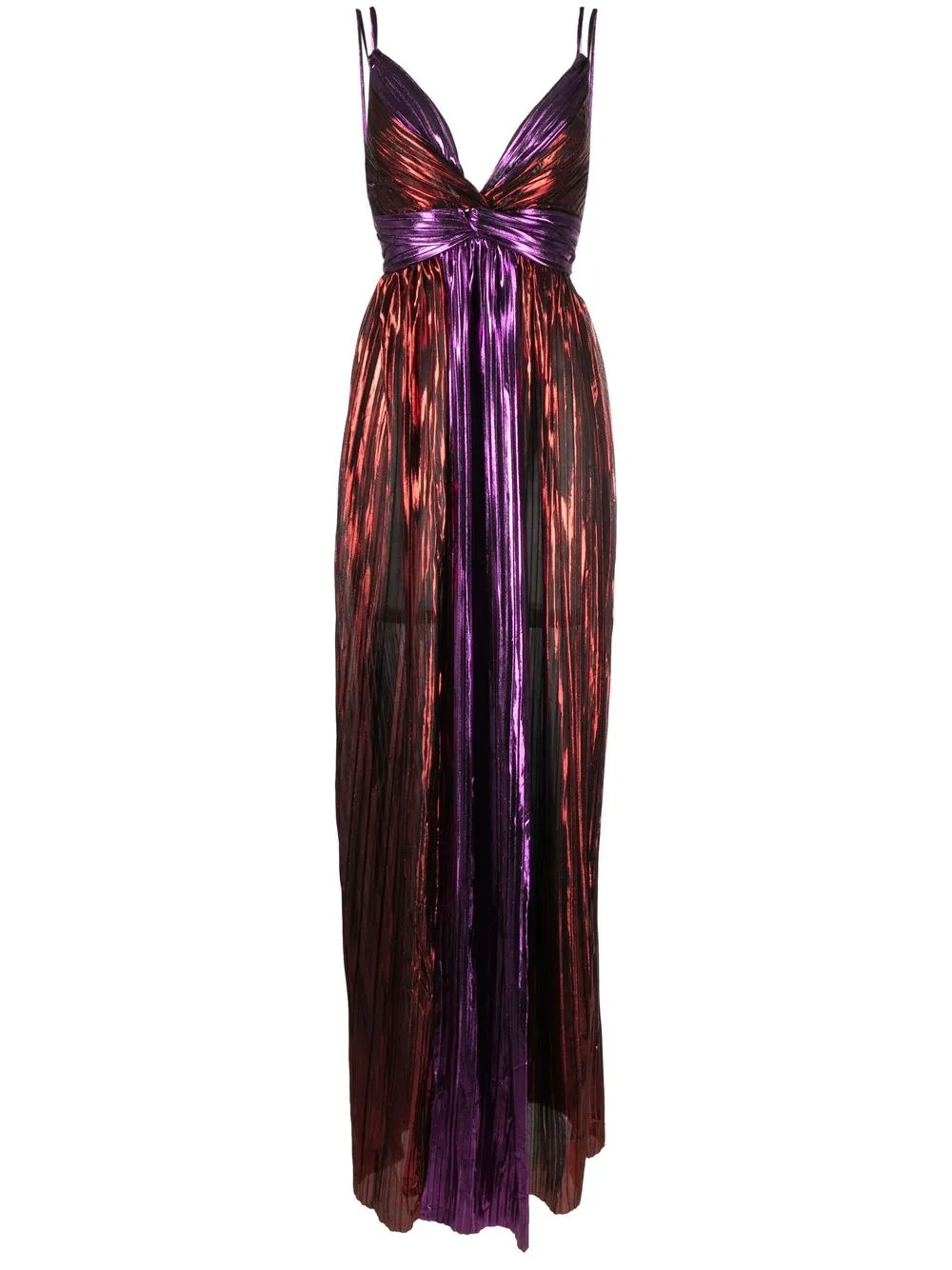 

Sabina Musayev pleated maxi dress - Red