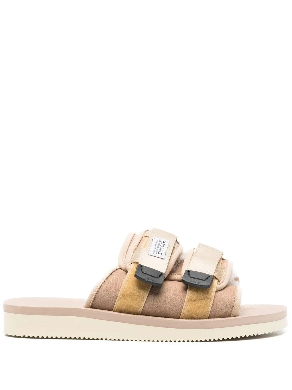 

Suicoke Moto-Mab touch-strap sandals - Neutrals