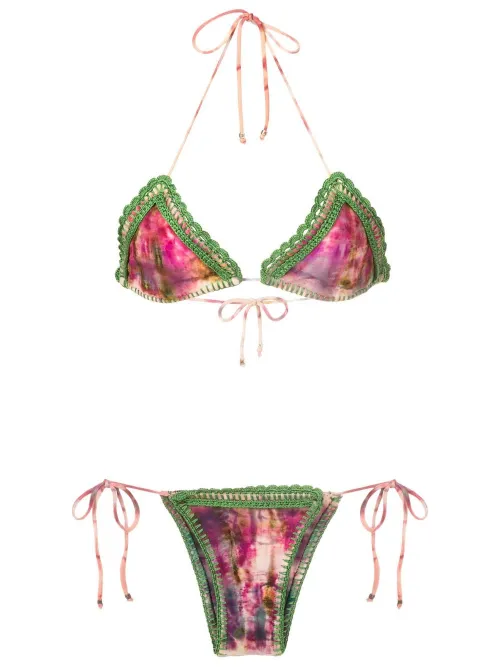 Bikini à détail en crochet - Amir Slama - Modalova