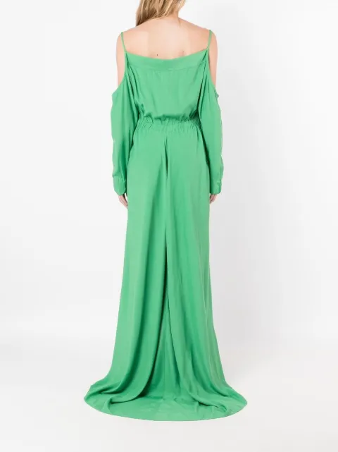Amir Slama cold-shoulder floor length dress 13823 - 3