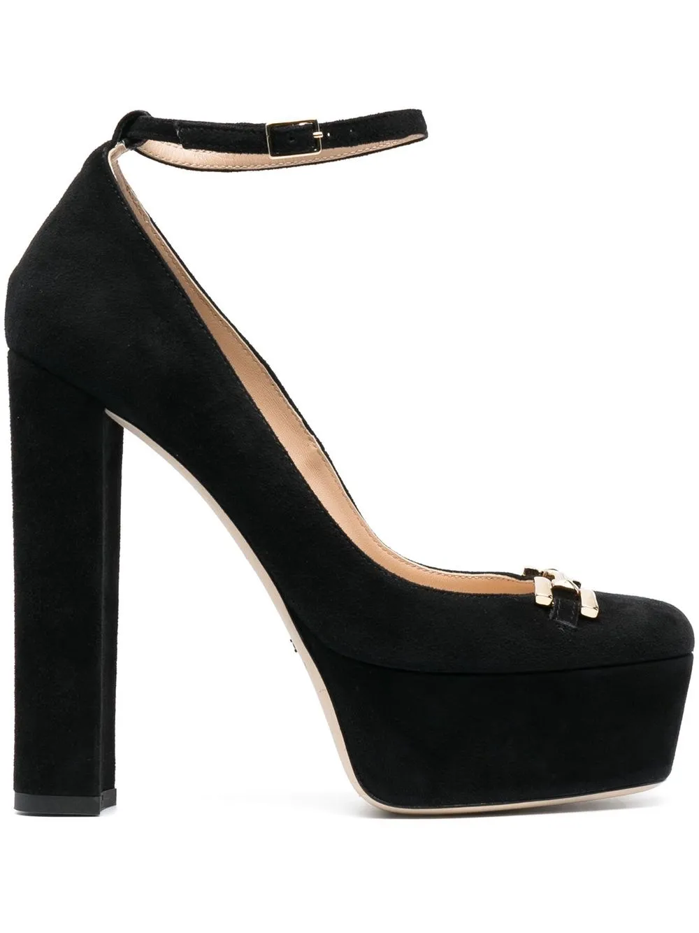 

Elisabetta Franchi zapatillas Mary Jane - Negro