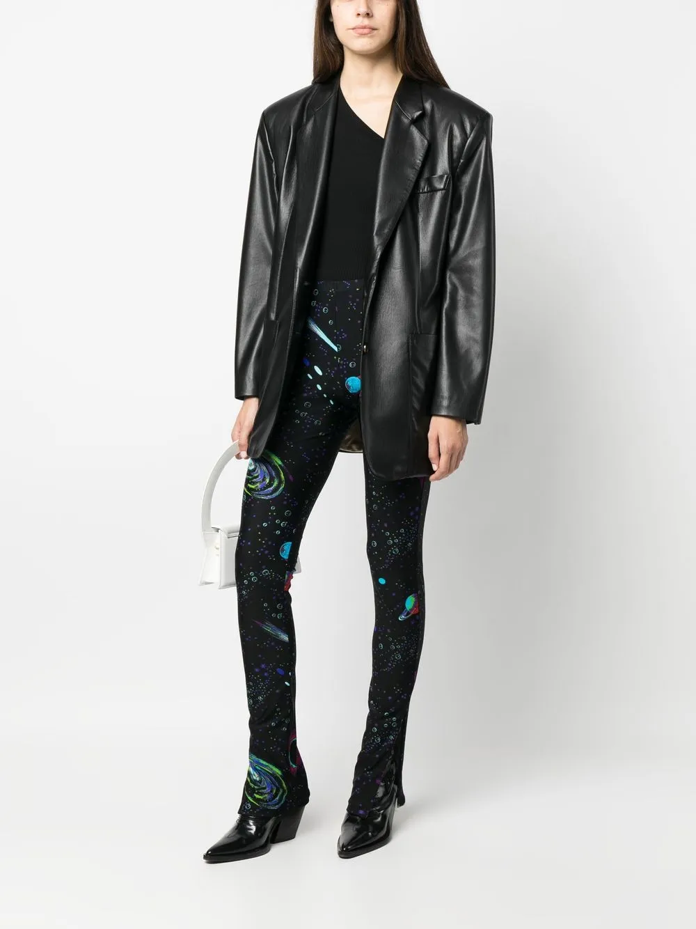 MSGM Legging met print - Zwart