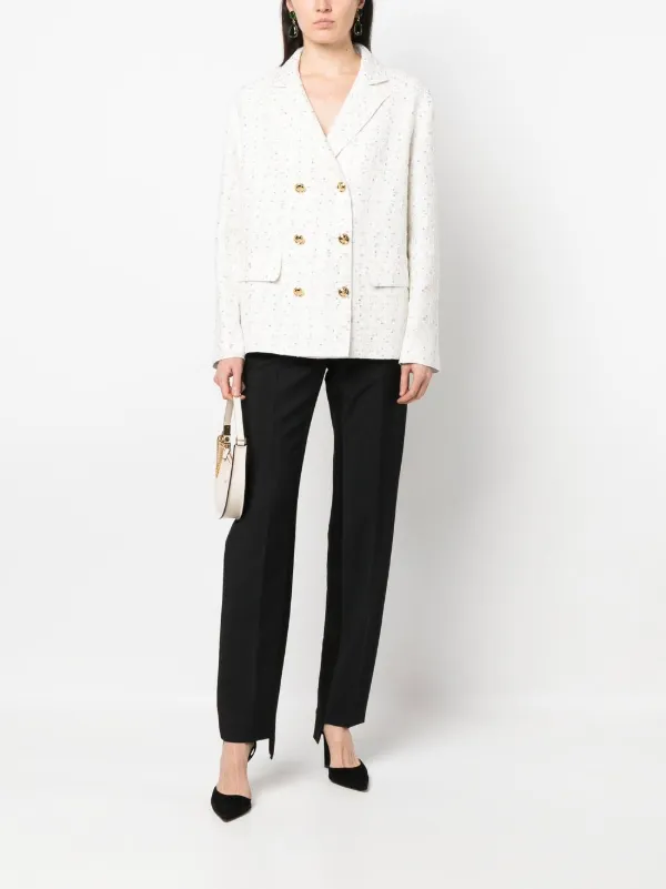 Sequin double breasted blazer online