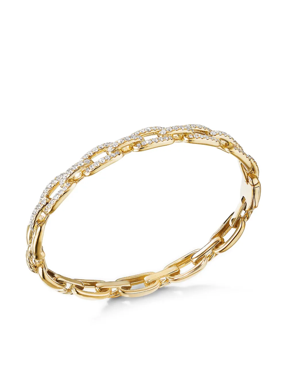 Diamond encrusted gold chain on sale