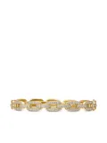 David Yurman 18kt yellow gold Stax Chain Link diamond bracelet (7mm)