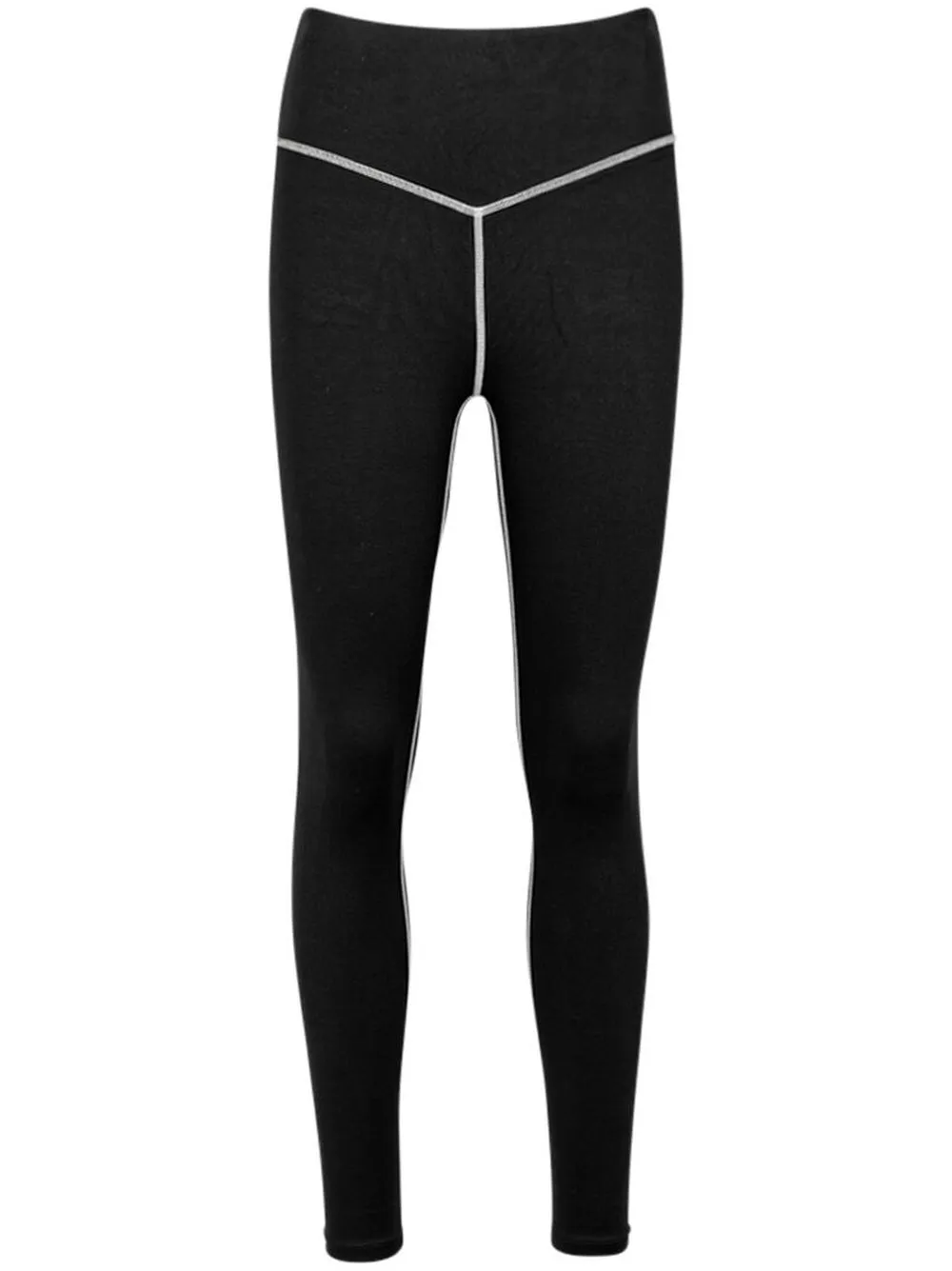 Twenty Montreal Legging met contrasterend stiksel - Zwart