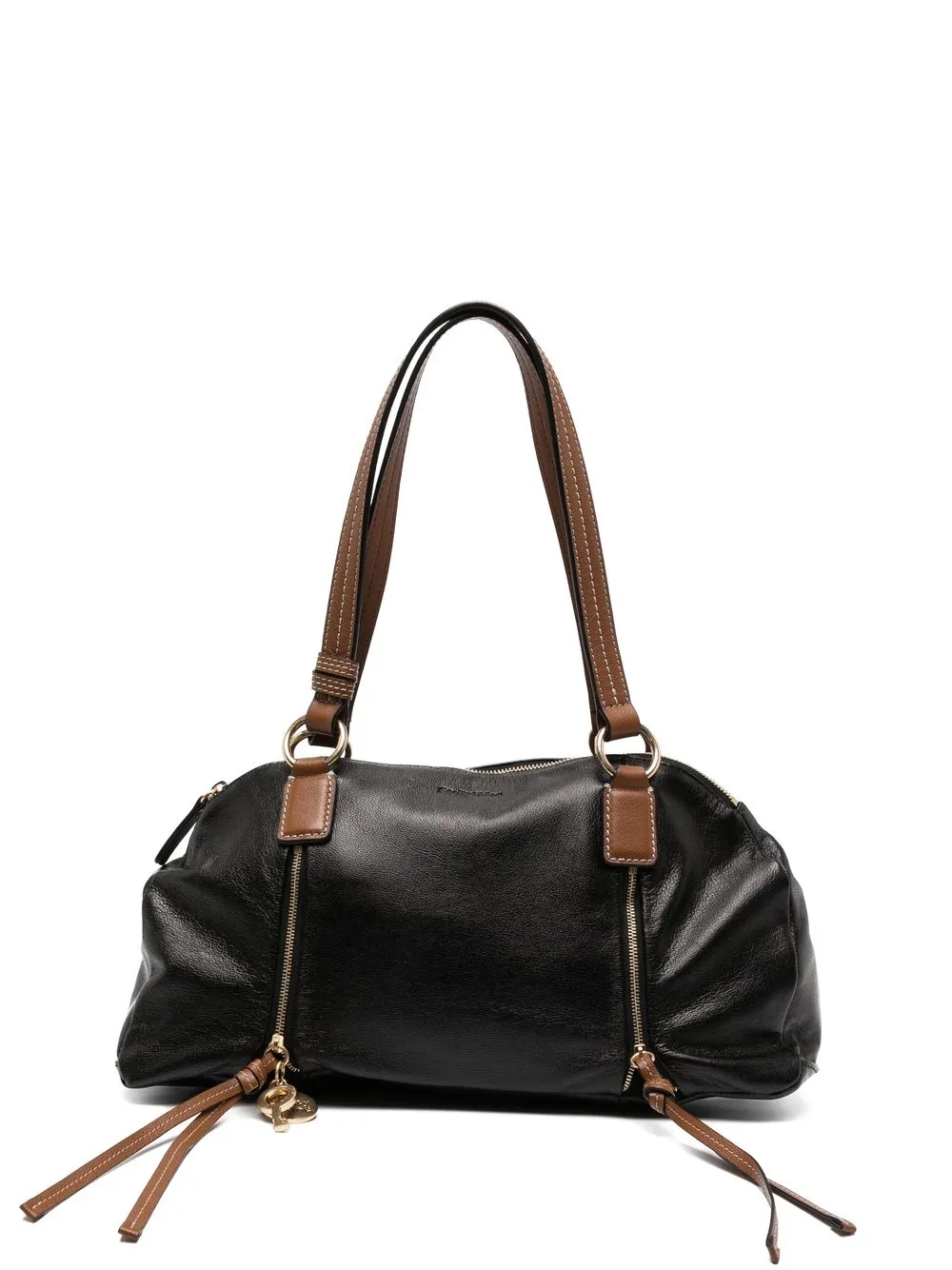 See by Chloé Indra leather shoulder bag - Black