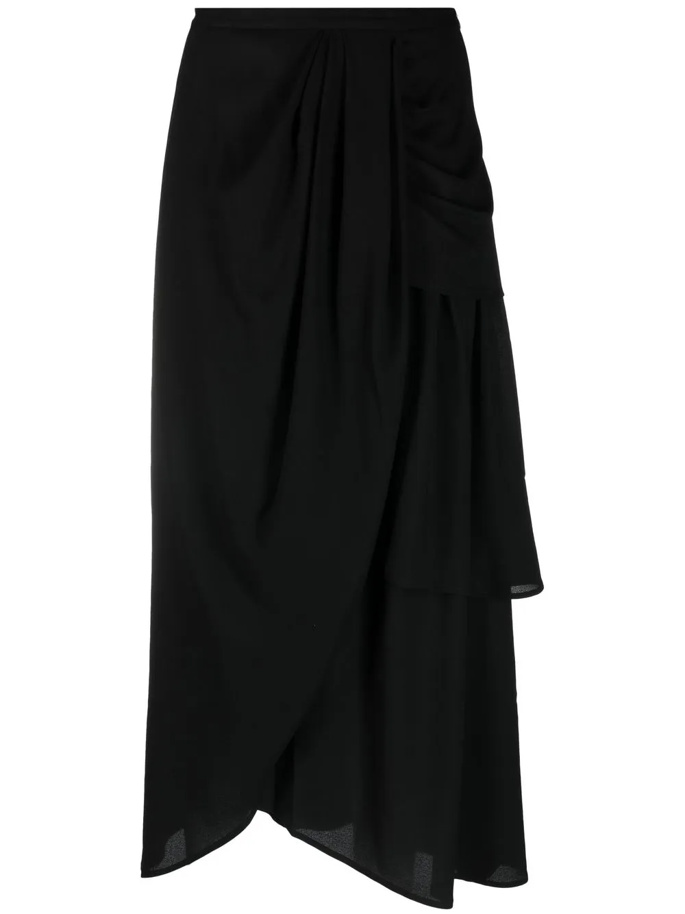 

IRO ruched maxi skirt - Black