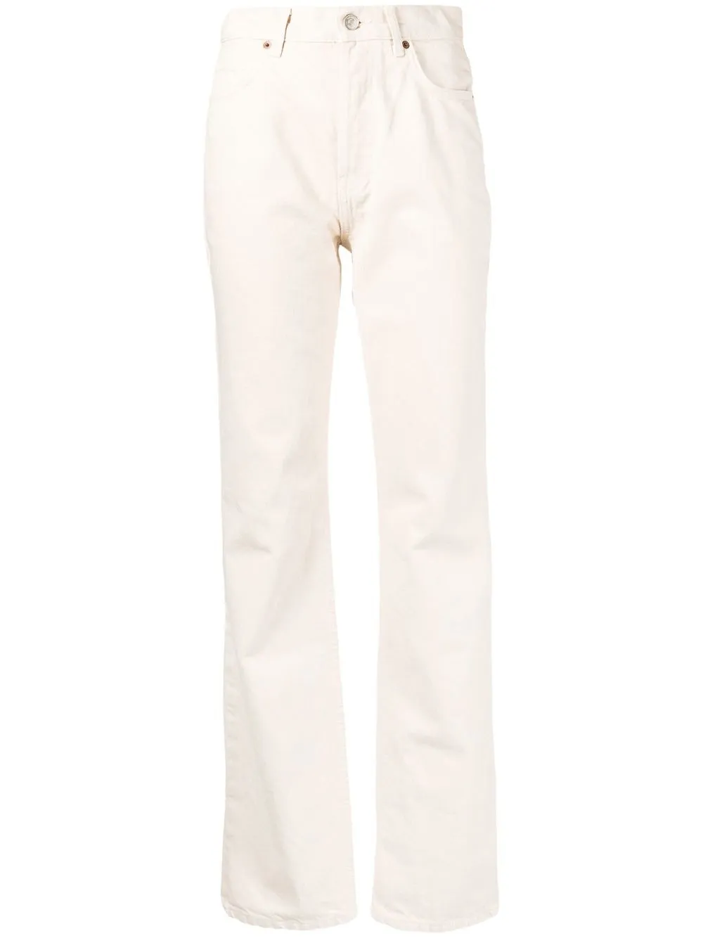 

Reformation Cynthia high-rise straight jeans - Brown