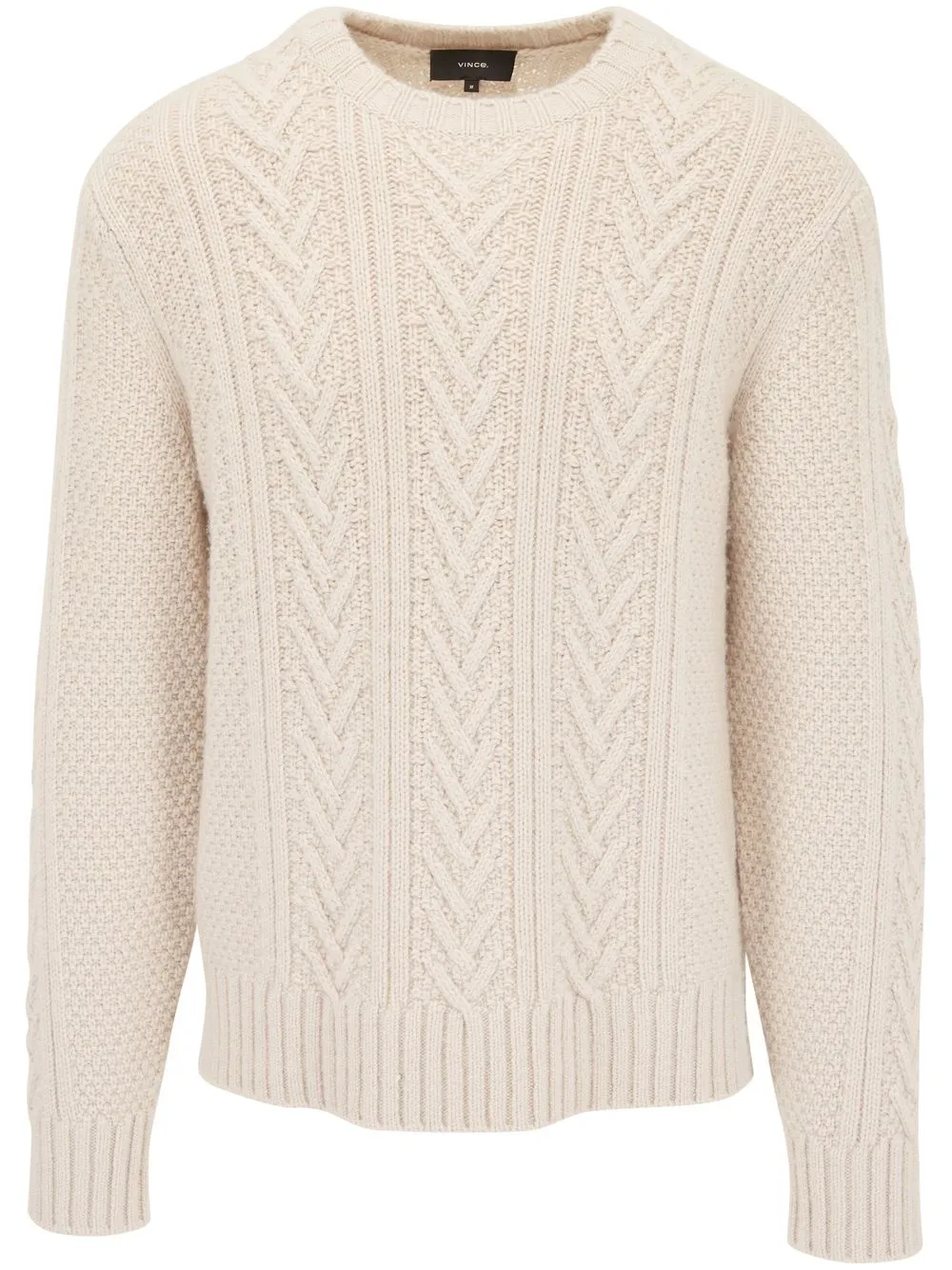 

Vince cable-knit jumper - Neutrals