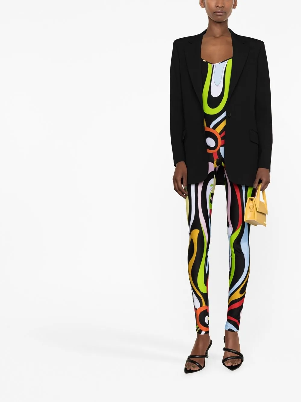 PUCCI Mouwloze jumpsuit - Zwart