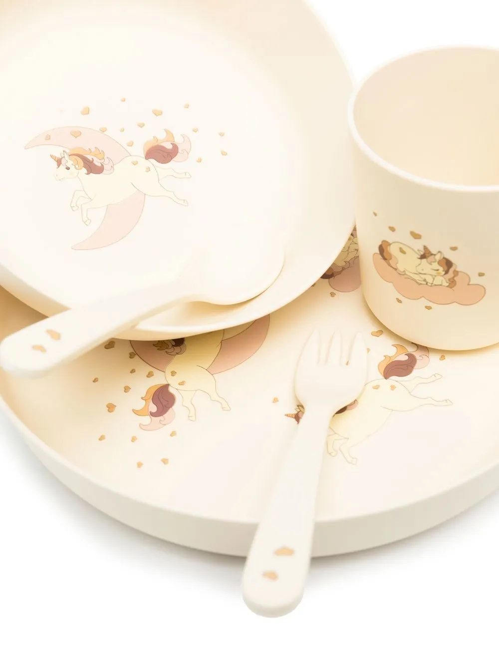 Konges Sløjd Borden set met print - Beige