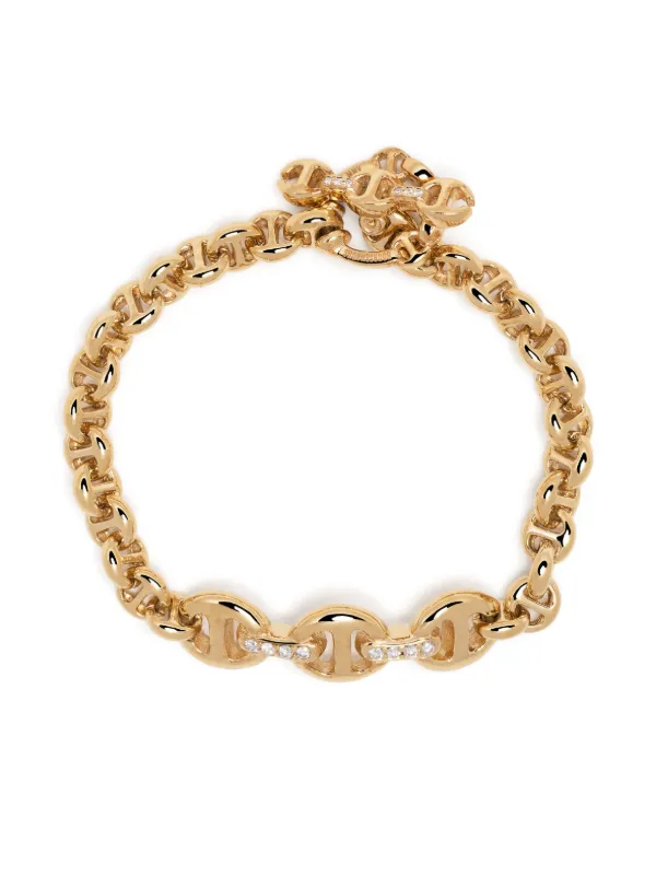 Gold chain link bracelet online