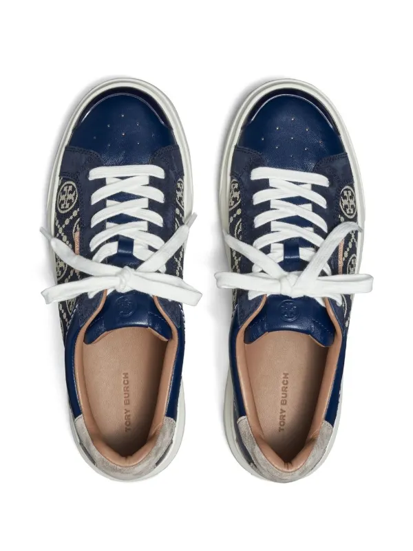 Tory burch shop navy blue shoes