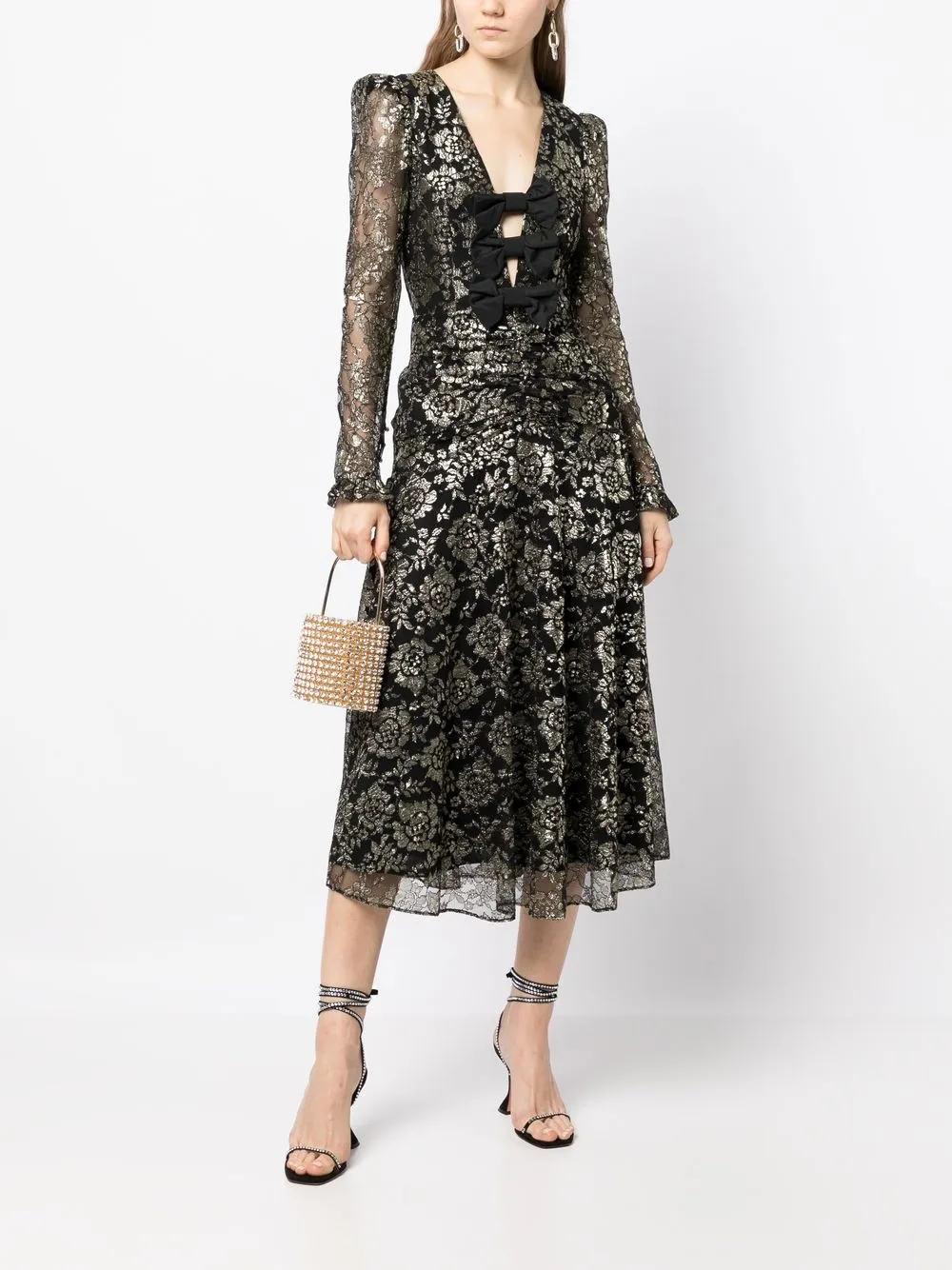 Rebecca Vallance Midi-jurk - Zwart