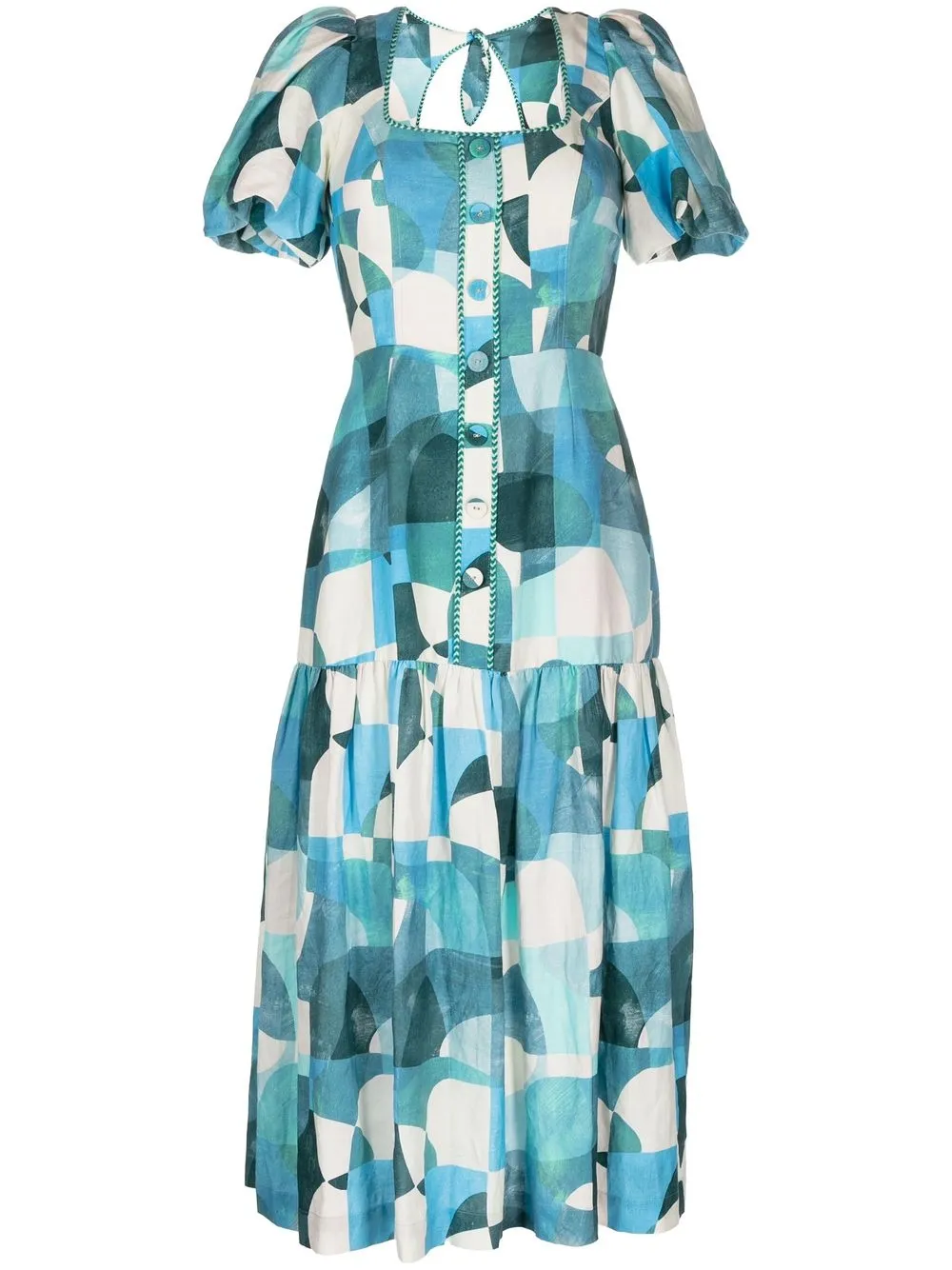 

Rebecca Vallance Mallorca midi dress - Blue