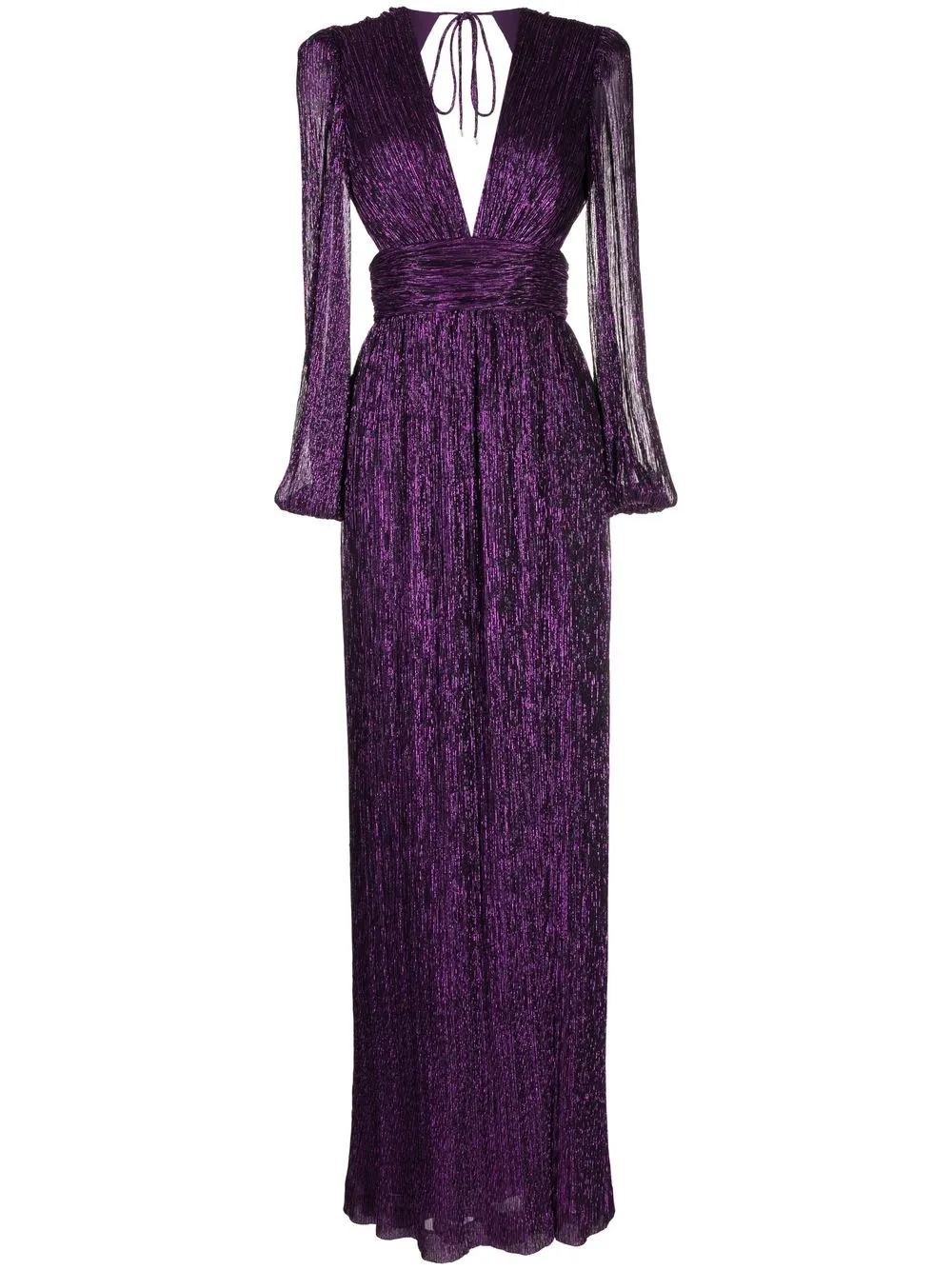 

Rebecca Vallance Leonie plunge gown - Purple