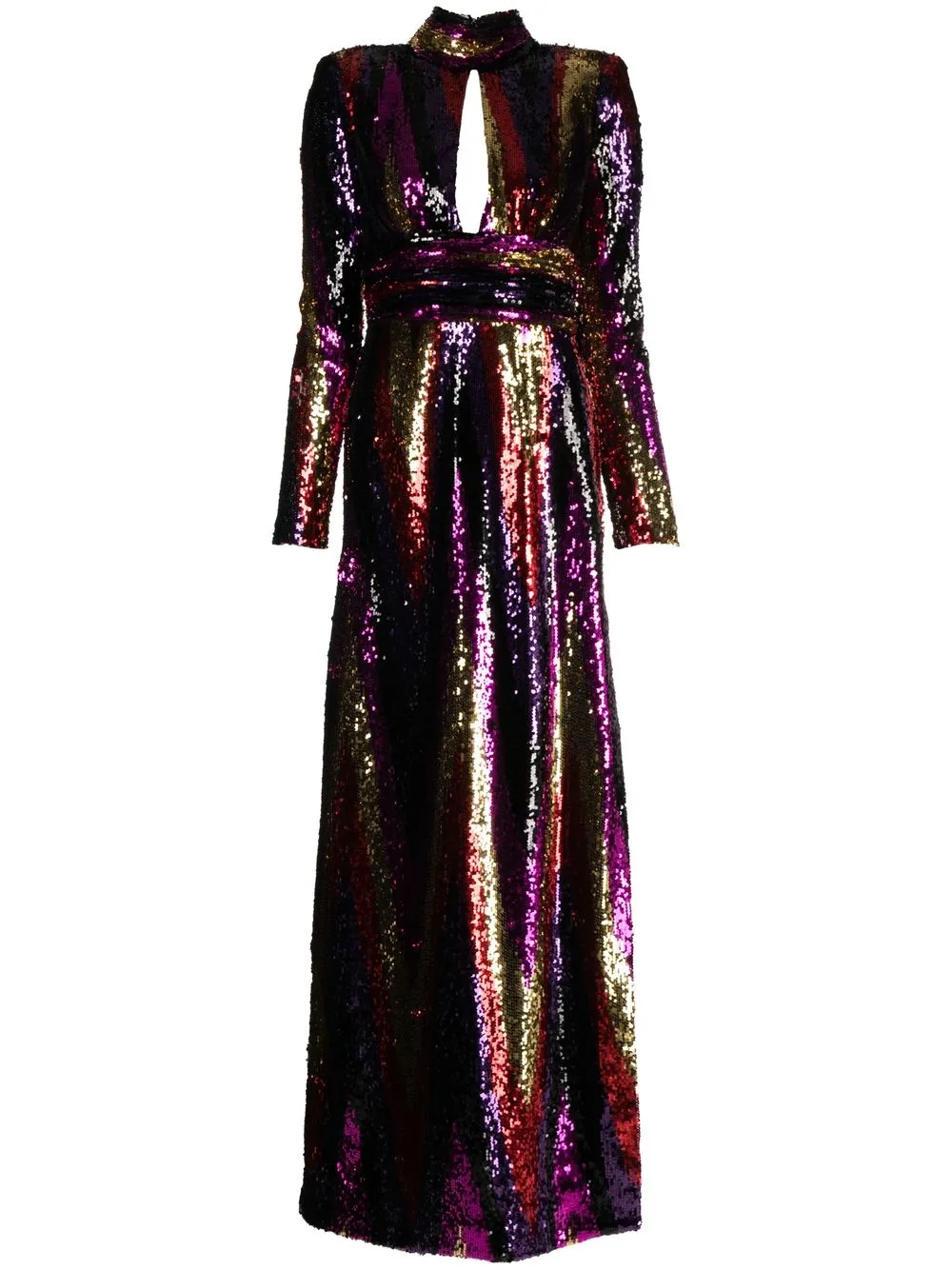 Rebecca Vallance Kaia sequin-embellished gown - Multicolour