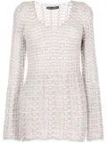 Marco Rambaldi textured cable-knit jumper - Green