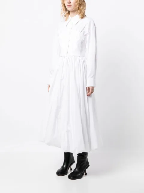 A.W.A.K.E. Mode corset-style shirt dress AW22D08TX10 - 2