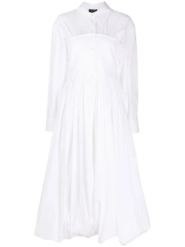 ワンピース STUDIOUS Corset Detail Shirt Dress Corset Detail Shirt Dress(1 BLACK): STUDIOUS: WOMENS